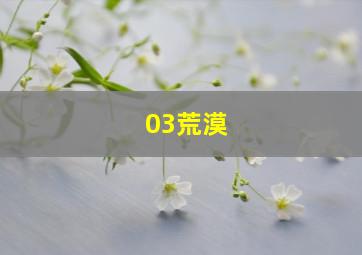 03荒漠