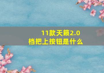 11款天籁2.0档把上按钮是什么