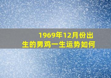 1969年12月份出生的男鸡一生运势如何