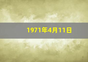 1971年4月11日