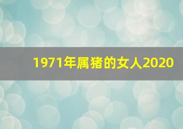 1971年属猪的女人2020