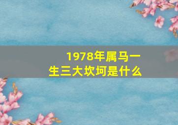 1978年属马一生三大坎坷是什么