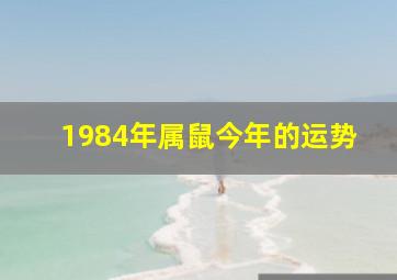 1984年属鼠今年的运势