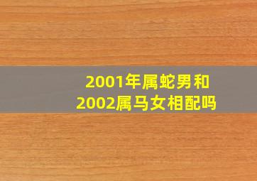 2001年属蛇男和2002属马女相配吗