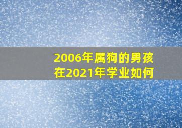 2006年属狗的男孩在2021年学业如何