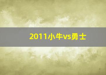 2011小牛vs勇士