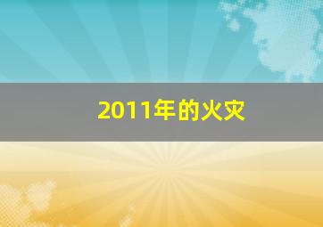 2011年的火灾