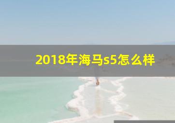 2018年海马s5怎么样