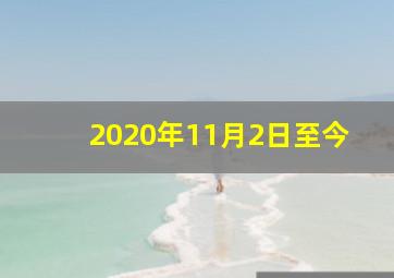 2020年11月2日至今