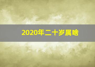 2020年二十岁属啥