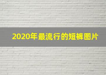 2020年最流行的短裤图片