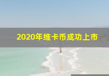 2020年维卡币成功上市