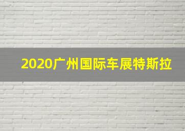 2020广州国际车展特斯拉