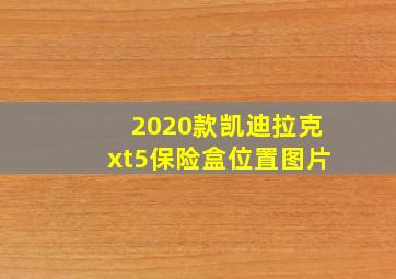 2020款凯迪拉克xt5保险盒位置图片