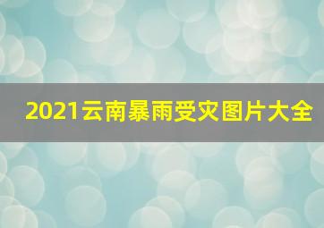 2021云南暴雨受灾图片大全