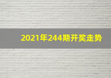 2021年244期开奖走势