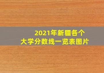 2021年新疆各个大学分数线一览表图片