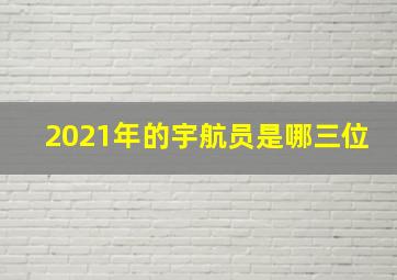 2021年的宇航员是哪三位