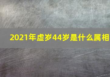 2021年虚岁44岁是什么属相