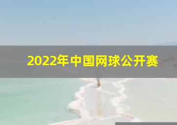 2022年中国网球公开赛