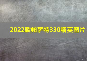 2022款帕萨特330精英图片