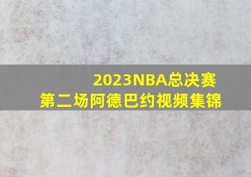 2023NBA总决赛第二场阿德巴约视频集锦