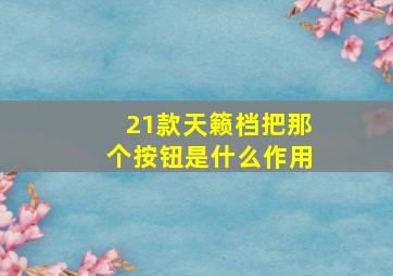 21款天籁档把那个按钮是什么作用