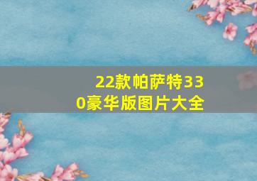 22款帕萨特330豪华版图片大全