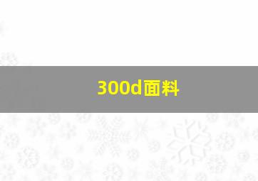 300d面料