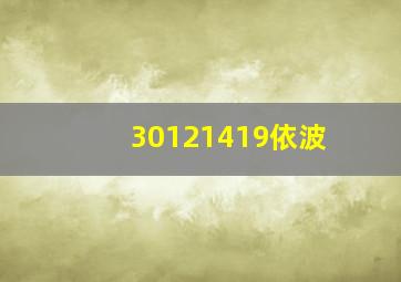 30121419依波