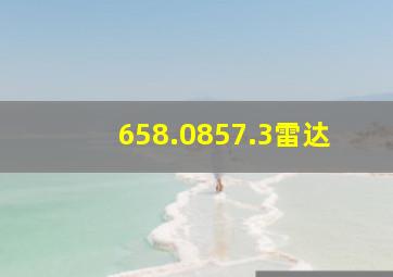 658.0857.3雷达