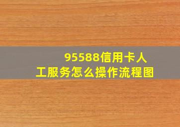 95588信用卡人工服务怎么操作流程图