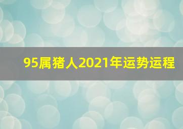 95属猪人2021年运势运程