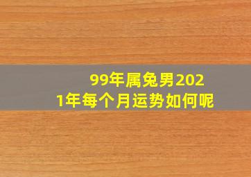 99年属兔男2021年每个月运势如何呢