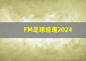 FM足球经理2024