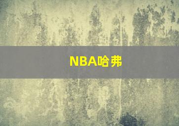 NBA哈弗