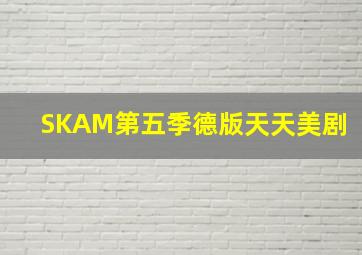 SKAM第五季德版天天美剧