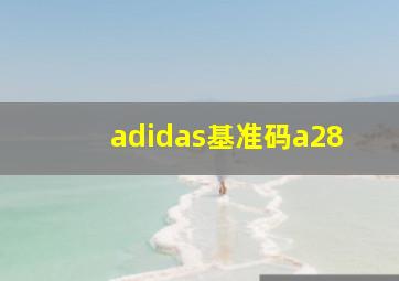 adidas基准码a28