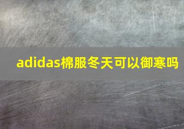 adidas棉服冬天可以御寒吗