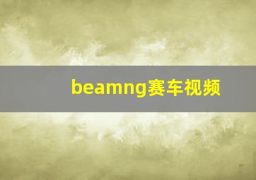 beamng赛车视频