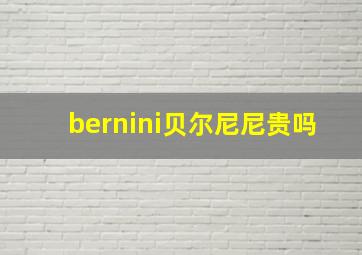 bernini贝尔尼尼贵吗