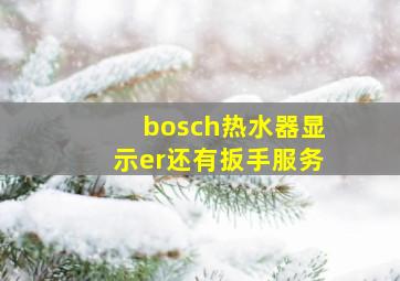 bosch热水器显示er还有扳手服务