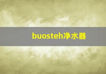 buosteh净水器