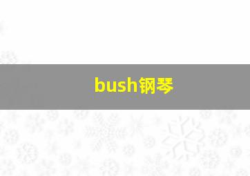 bush钢琴