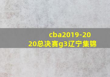 cba2019-2020总决赛g3辽宁集锦