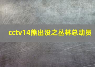 cctv14熊出没之丛林总动员