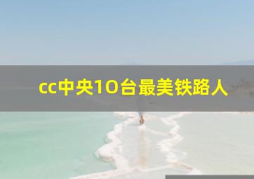 cc中央1O台最美铁路人