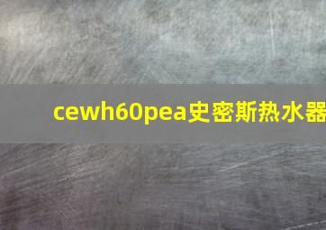 cewh60pea史密斯热水器