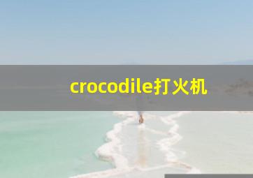 crocodile打火机