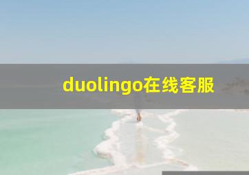 duolingo在线客服